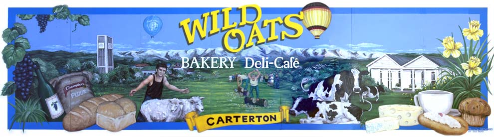 Wild Oats Cafe is located in Carterton, in the Wairarapa.